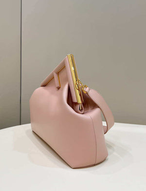 Fendi 8BP127 FENDI FIRST Medium Pink leather bag - Default Title - View 3