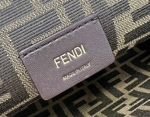 Fendi 8BP127 FENDI FIRST Medium Silver laminated leather bag - Default Title - View 7