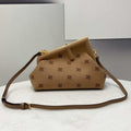 Fendi 8BP129 Fendi First Small Beige flannel bag with embroidery - Default Title - View 1
