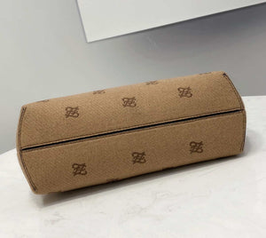Fendi 8BP129 Fendi First Small Beige flannel bag with embroidery - Default Title - View 5