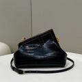 Fendi 8BP129 FENDI FIRST Small Black Crocodile leather bag - Default Title - View 1