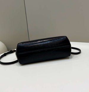 Fendi 8BP129 FENDI FIRST Small Black Crocodile leather bag - Default Title - View 4