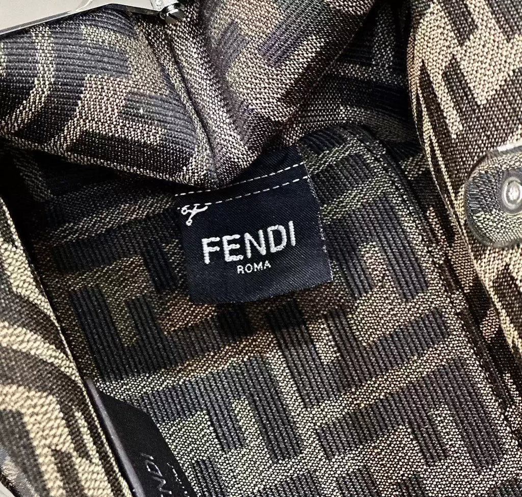 Fendi 8BP129 Fendi First Small Black patent leather bag