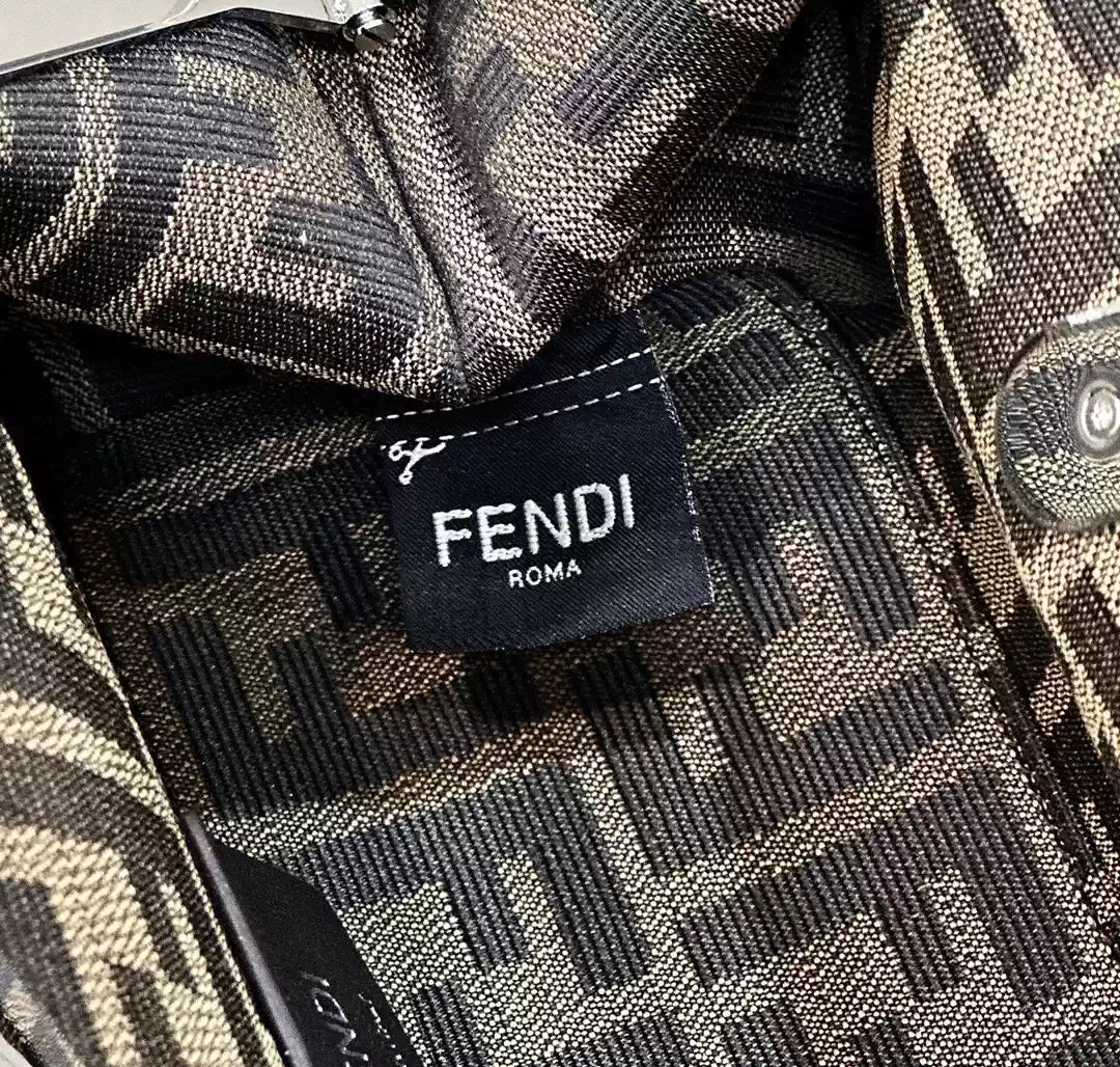 Fendi 8BP129 Fendi First Small Black patent leather bag - Default Title - View 8