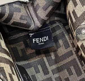 Fendi 8BP129 Fendi First Small Black patent leather bag - Default Title - View 8