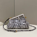 Fendi 8BP129 FENDI FIRST Small Natural python leather bag - Default Title - View 1
