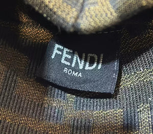 Fendi 8BP129 Fendi First Small White and blue woven leather bag - Default Title - View 8