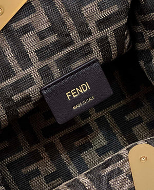 Fendi 8BP129 First Small Black braided leather bag 80103 - Default Title - View 5