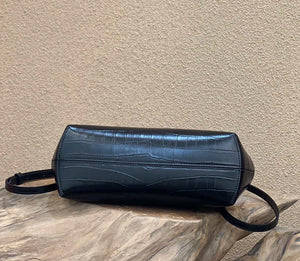 Fendi 8BP129 First Small Crocodile leather bag 80018M Black - Default Title - View 6