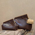 Fendi 8BP129 First Small Crocodile leather bag Dark Brown 80018M - Default Title - View 1