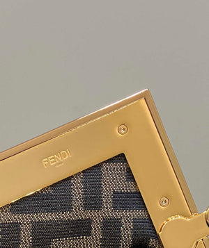 Fendi 8BP129 First Small Fuchsia leather and python leather bag 80043M Light Pink - Default Title - View 6