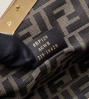 Fendi 8BP129 First Small Fuchsia leather and python leather bag 80043M Pink - Default Title - View 8