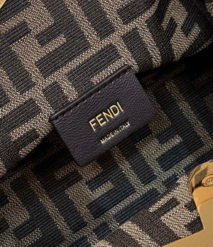 Fendi 8BP129 First Small Fuchsia leather bag 80018M Gray - Default Title - View 7