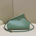 Fendi 8BP129 First Small Fuchsia leather bag 80018M Light Green - Default Title - View 1