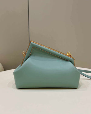 Fendi 8BP129 First Small Fuchsia leather bag 80018M Light Green - Default Title - View 2