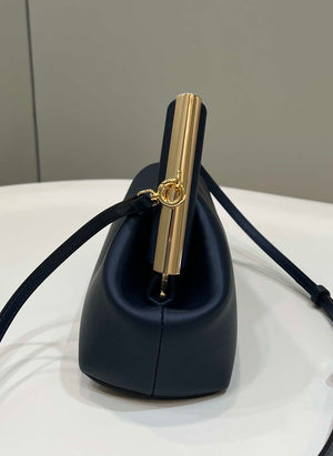 Fendi 8BP129 First Small Fuchsia leather bag 80018M Navy Blue - Default Title - View 4