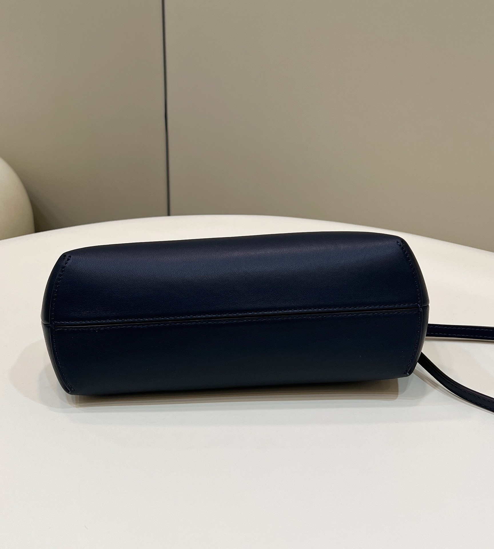 Fendi 8BP129 First Small Fuchsia leather bag 80018M Navy Blue
