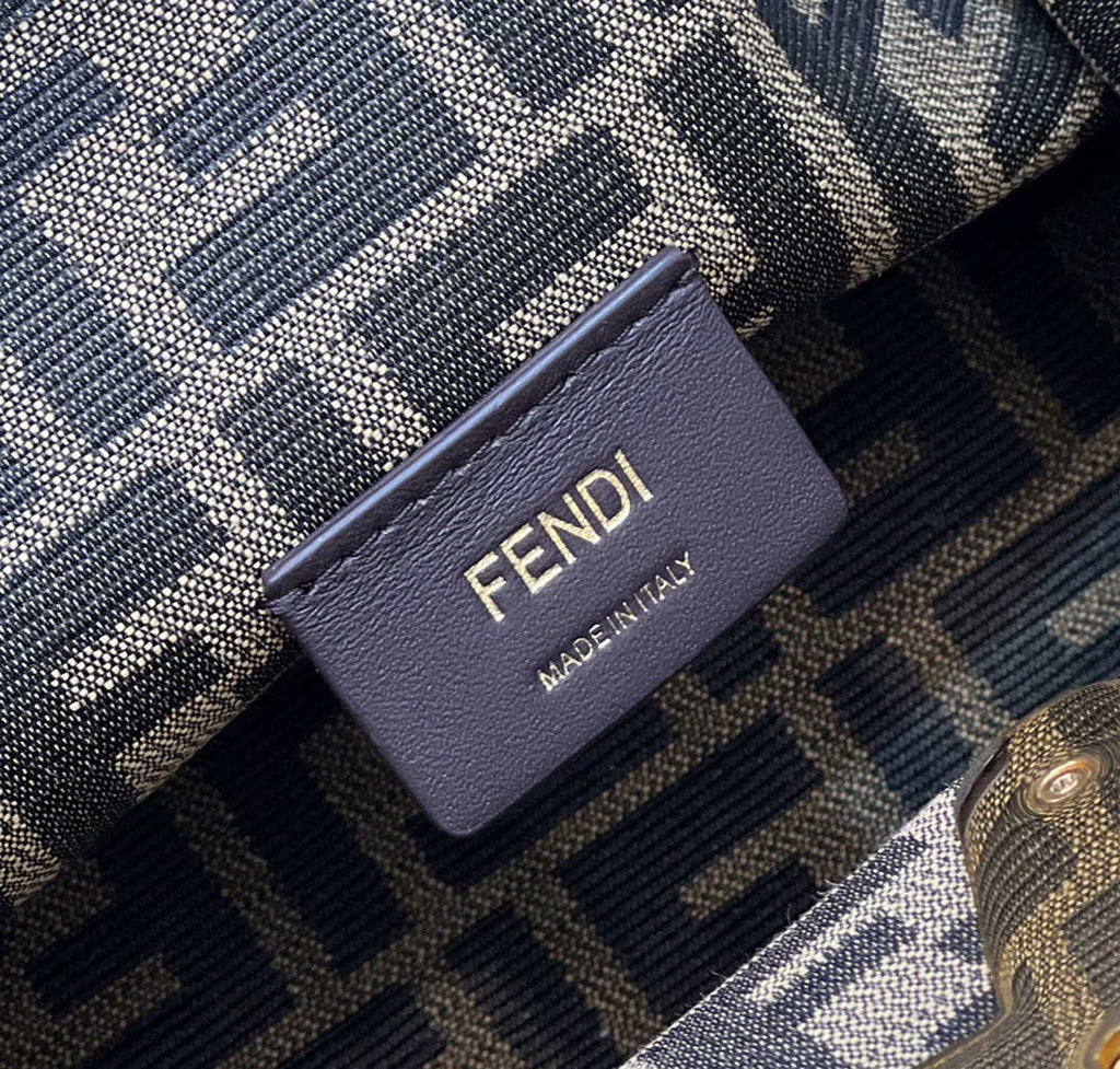 Fendi 8BP129 First Small Fuchsia leather bag 80018M Yellow