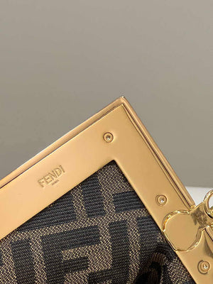 Fendi 8BP129 First Small Fuchsia leather bag 80018M Black - Default Title - View 6