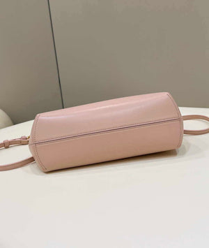 Fendi 8BP129 First Small Fuchsia leather bag 80018M Pink - Default Title - View 3