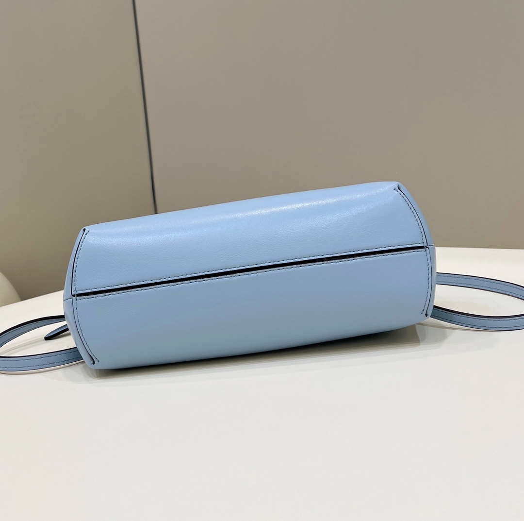 Fendi 8BP129 First Small Fuchsia leather bag 80018M Light Blue - Default Title - View 4
