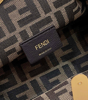 Fendi 8BP129 First Small Nude and Light Purple braided leather bag 80103 - Default Title - View 5