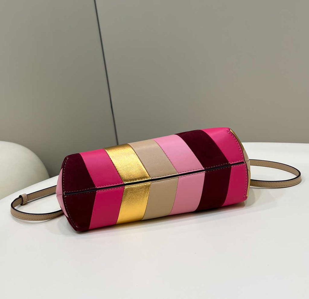 Fendi 8BP129 Fendi 8BP129 First Small Leathe bag with multicolour inlay 80018M