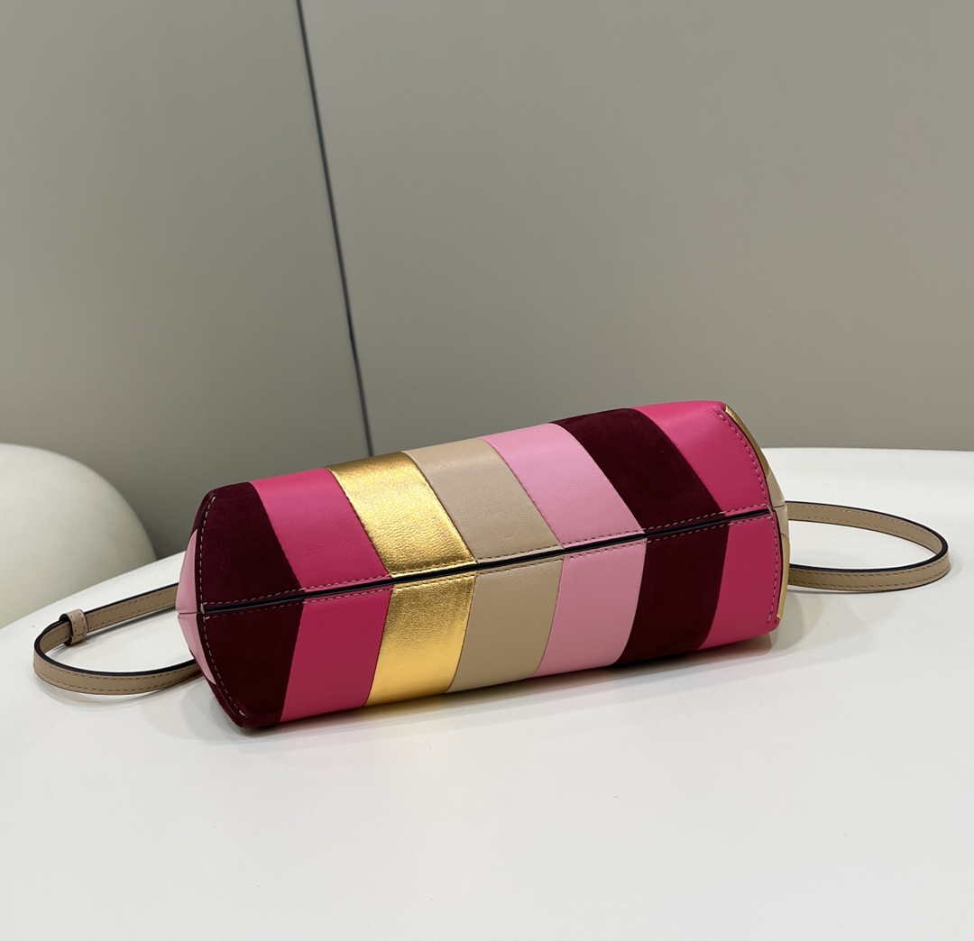 Fendi 8BP129 Fendi 8BP129 First Small Leathe bag with multicolour inlay 80018M