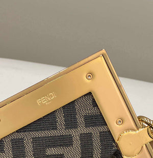 Fendi 8BP129 Fendi 8BP129 First Small Leathe bag with multicolour inlay 80018M - Default Title - View 6