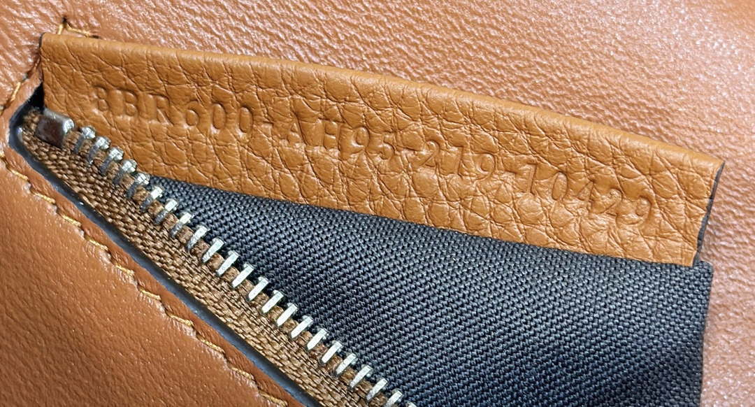 Fendi 8BR600 Baguette Brown Selleria bag with Oversized Topstitching 8610 - Default Title - View 8