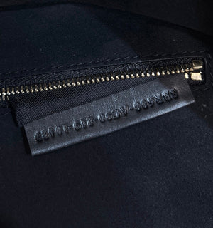 Fendi 8BR600 Baguette Chain Midi Navy Blue FF tapestry fabric bag 8579 - Default Title - View 8