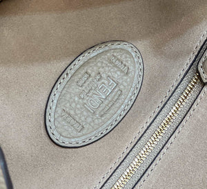Fendi 8BR600 Baguette Gray full grain leather bag 8393 - Default Title - View 5