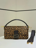 Fendi 8BR600 Baguette Medium bag Printed cavallino calfskin bag 8691M