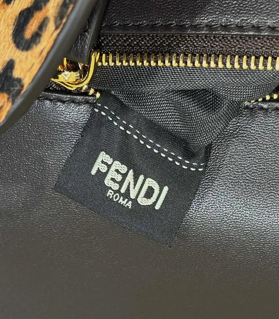 Fendi 8BR600 Baguette Medium bag Printed cavallino calfskin bag 8691M