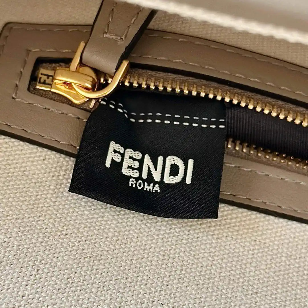 Fendi 8BR600 Baguette Medium bag with FF embroidery 0159BM Blue Gray