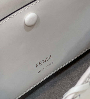 Fendi 8BR600 Baguette Medium Beige hand-woven leather 8536 bag - Default Title - View 7