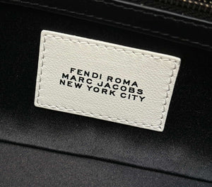 Fendi 8BR600 Baguette Medium Black leather 8619 bag Black - Default Title - View 6