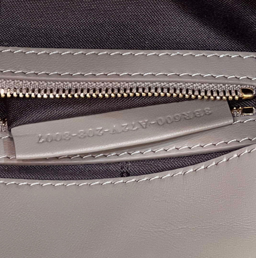 Fendi 8BR600 Baguette Medium Gray leather 0135M bag