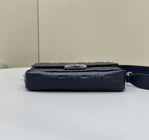 Fendi 8BR600 Baguette Medium leather 0135M bag Navy Blue - Default Title - View 4