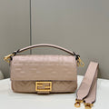 Fendi 8BR600 Baguette Medium Light Pink leather 0135M bag - Default Title - View 1