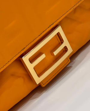 Fendi 8BR600 Baguette Medium Orange leather 0135M bag - Default Title - View 5
