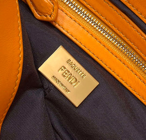 Fendi 8BR600 Baguette Medium Orange leather 0135M bag - Default Title - View 8