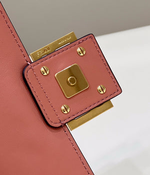 Fendi 8BR600 Baguette Medium Pink leather 0135M bag - Default Title - View 6