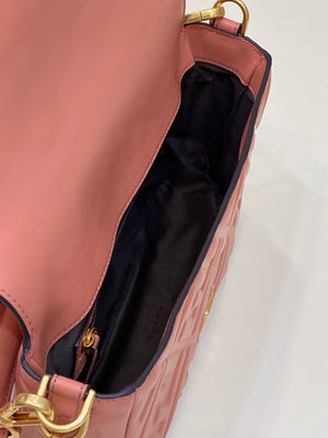 Fendi 8BR600 Baguette Medium Pink leather 0135M bag - Default Title - View 9