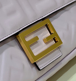 Fendi 8BR600 Baguette Medium Purple leather 0135M bag - Default Title - View 5