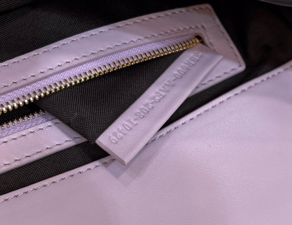 Fendi 8BR600 Baguette Medium Purple leather 0135M bag