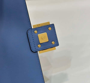 Fendi 8BR600 Baguette Medium Royal Blue leather 0135M bag - Default Title - View 5