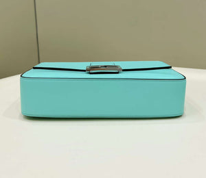 Fendi 8BR600 Baguette Medium Tiffany Blue leather 80128 bag - Default Title - View 4