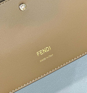 Fendi 8BR600 Baguette Sand and Brown interlaced leather and raffia bag 8630 - Default Title - View 5