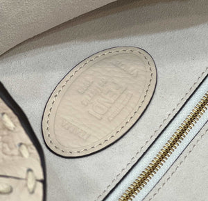 Fendi 8BR600 Baguette White full grain leather bag 8393 - Default Title - View 7